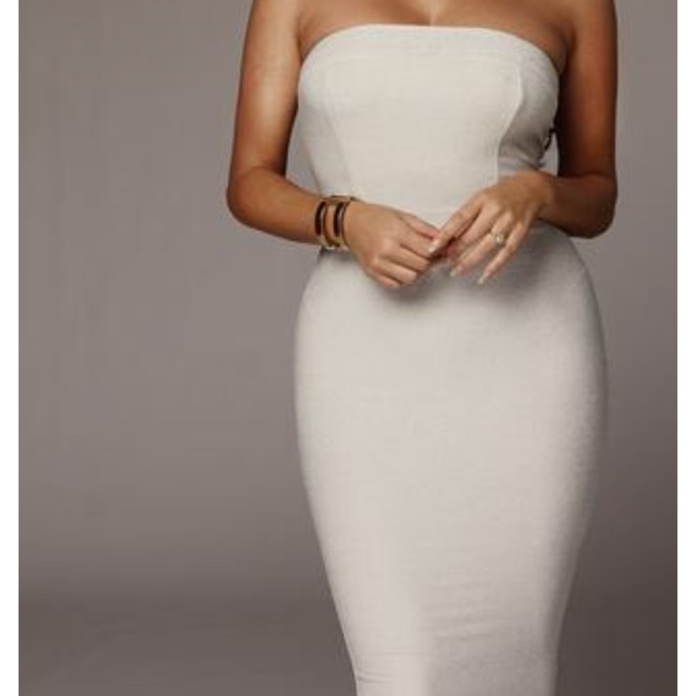 Jluxlabel Silver Star Tube Dress